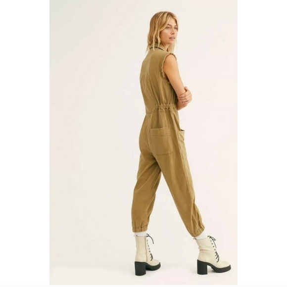 NWT Free People x One Teaspoon Aviator Camp Jumpsuit - Picture 5 of 10